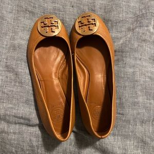 Tory Burch Minnie tan ballet flats size 7.5